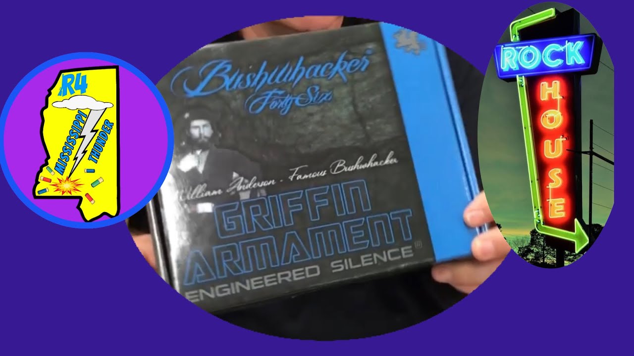 Griffin Armament Bushwacker 46 Suppressor tabletop review - Rock House Gun & Pawn @GriffinArmamentOfficial