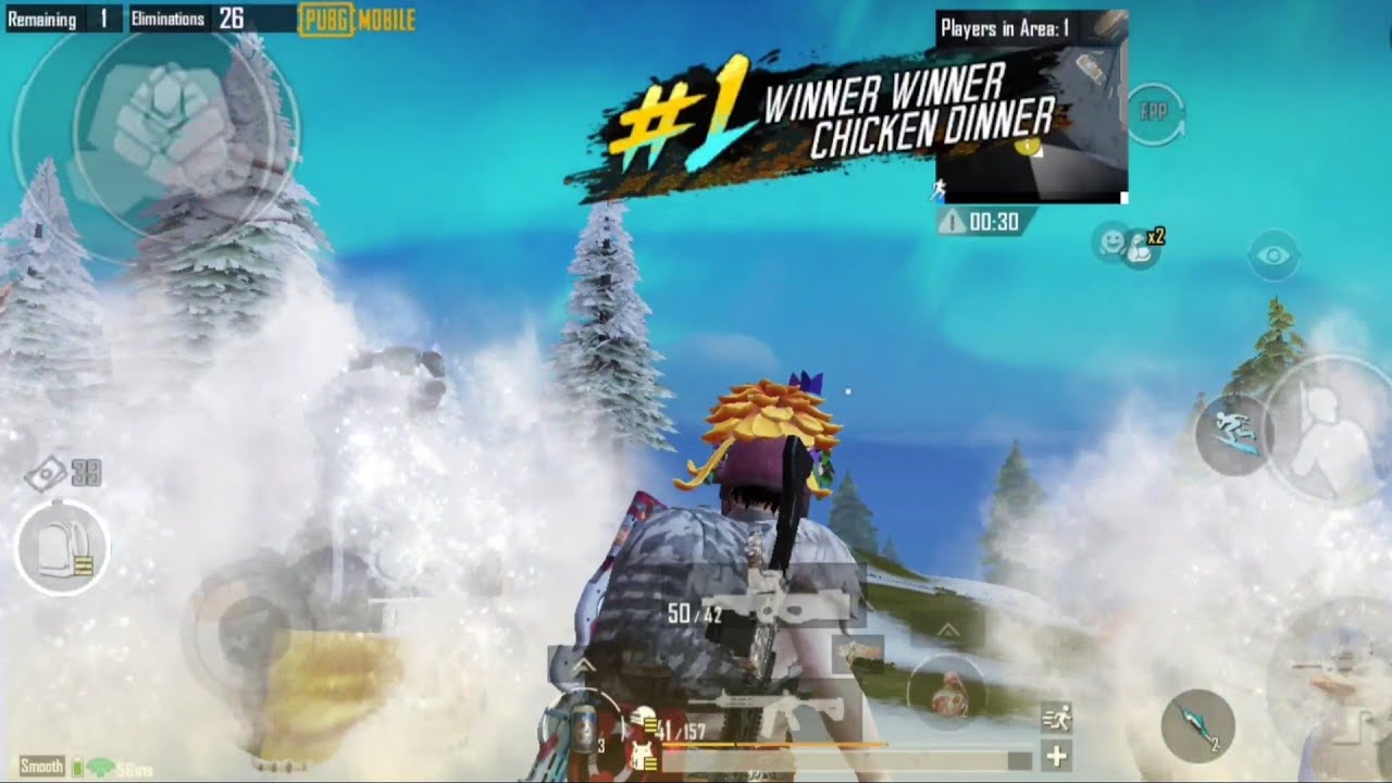 🔥(1 Match 26 kill with chicken dinner )Pubg mobile Best gameplay.#pubg #gaming #fyp 