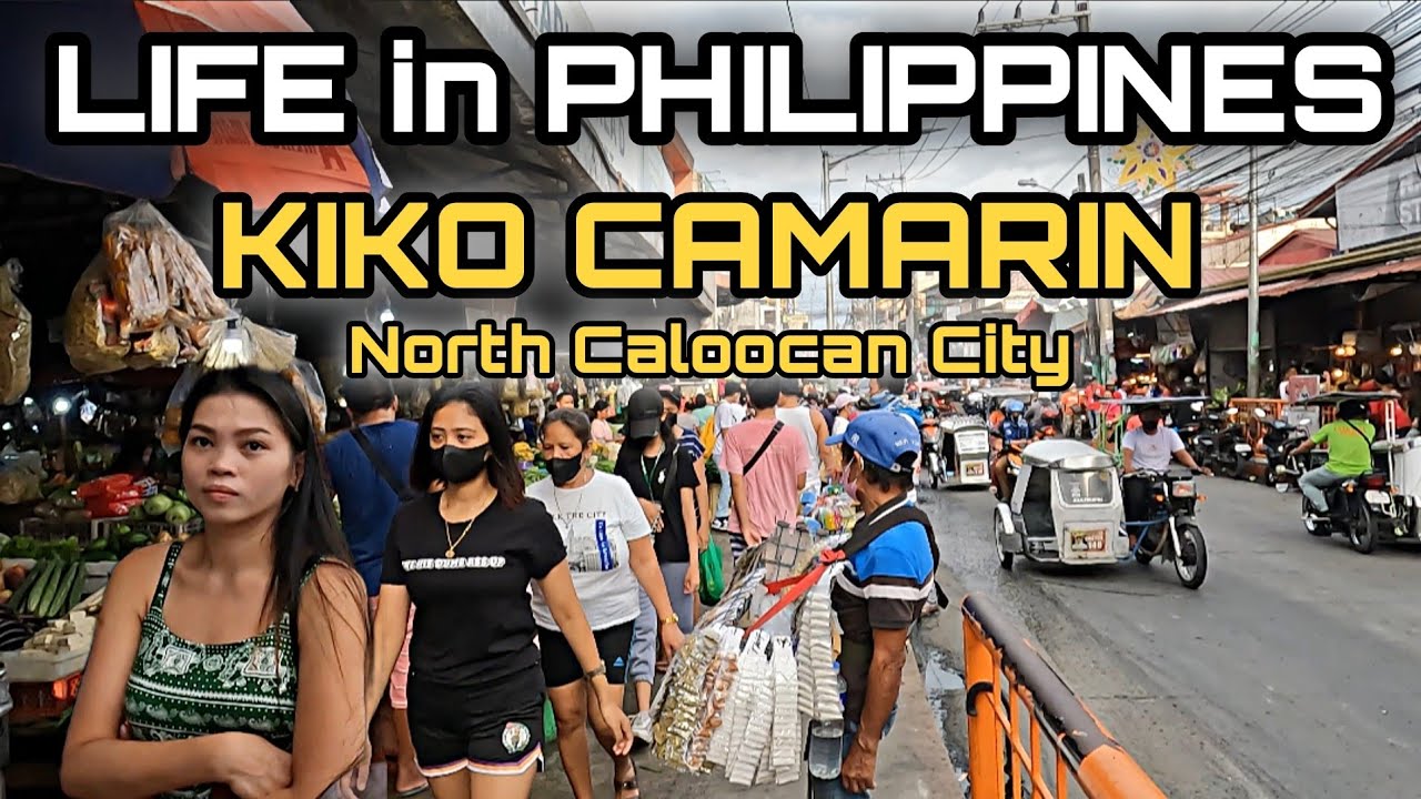 REAL LIFE in NORTH CALOOCAN CITY PHILIPPINES | NICE WALK at BRGY. 178 KIKO CAMARIN [4K] 🇵🇭