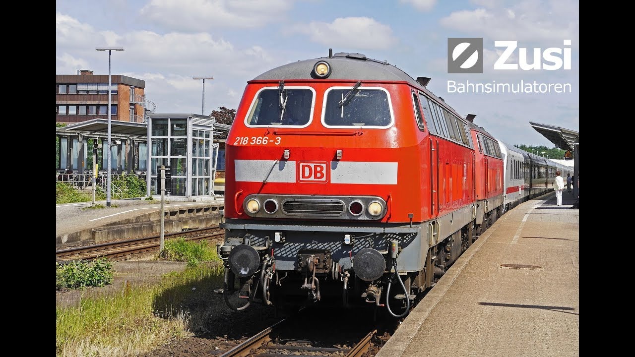 Führerstandsmitfahrt | BR 218 | IC 2374 Karlsruhe - Westerland (Sylt) | ZUSI 3 #10