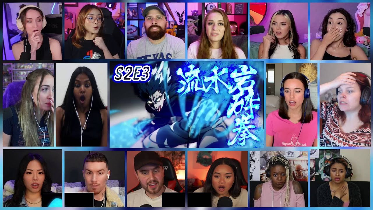 One Punch Man Season 2 Episode 3 Reaction Mashup