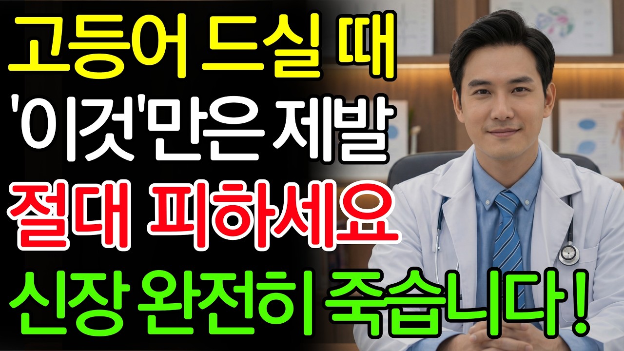 고등어와 ‘이것’을 같이 드시면 콩팥 노화가 급격히 빨라집니다! 절대 먹으면 안 되는 최악의 궁합 TOP 5 | 신장에좋은음식 | 신장 건강 | 노년의 건강