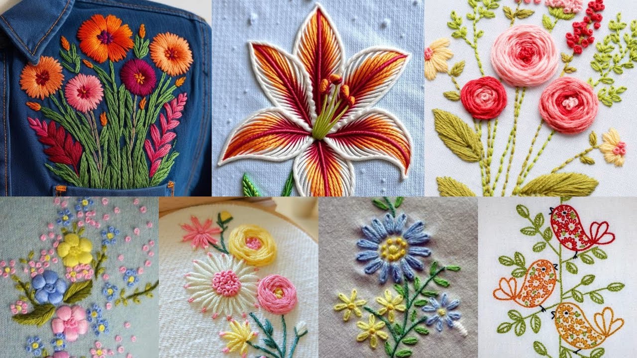 Creative Hand Embroidery Ideas | Stylish Designs for Clothes & Home Decor