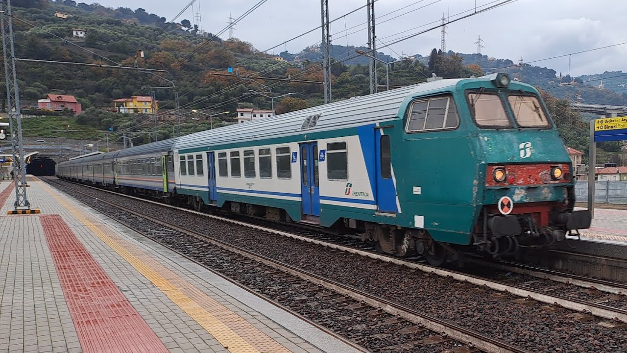 Treni regionali e non alla stazione di Imperia!