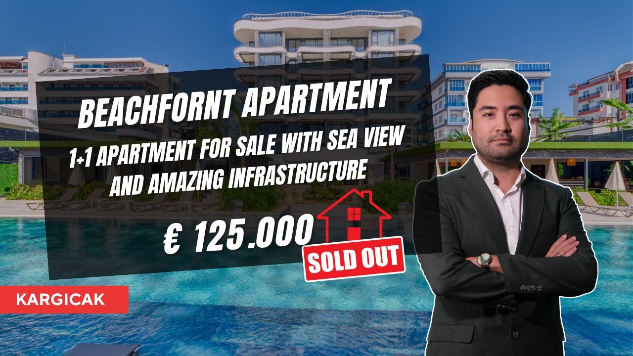 Exclusive Beachfront Living In Kargicak Alanya | One-Bedroom With Mediterranean Views