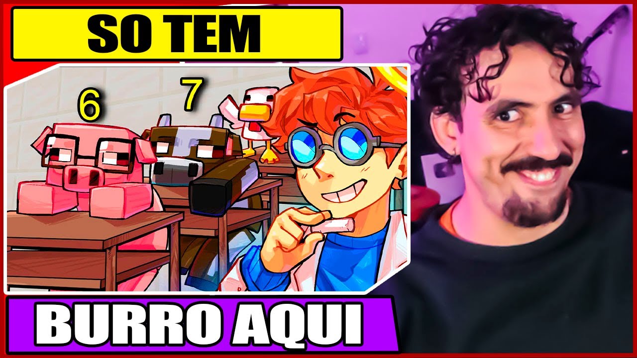 eu criei a ESCOLA DOS ANIMAIS no MINECRAFT) | Leozin React