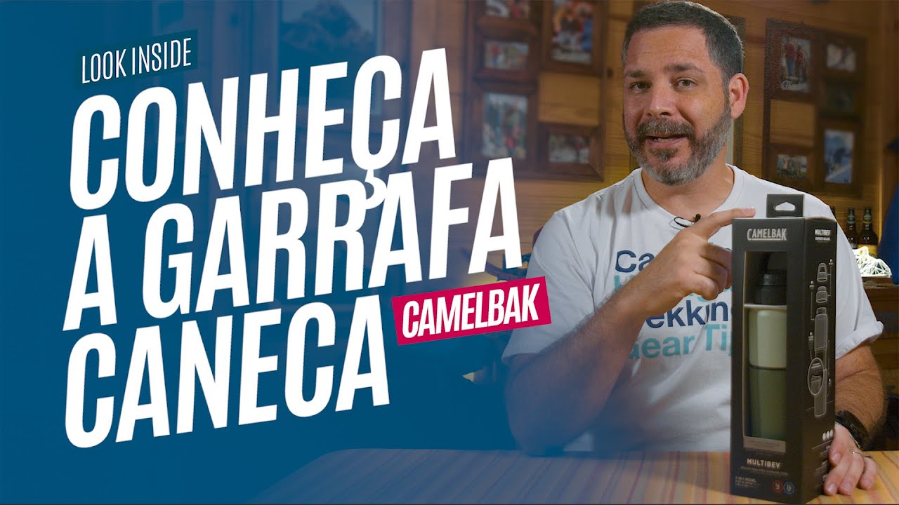 Nova Garrafa com Copo Térmico acoplado CamelBak Multibev | Gear Tips