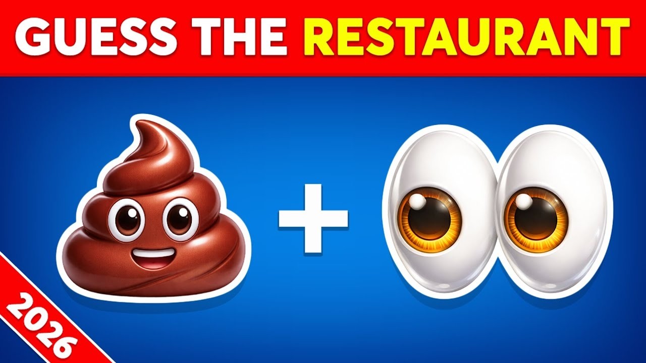 Guess the Restourant by the Emojis 🍔🍕🍿 | Emoji Quiz Challenge | 2026 Quiz