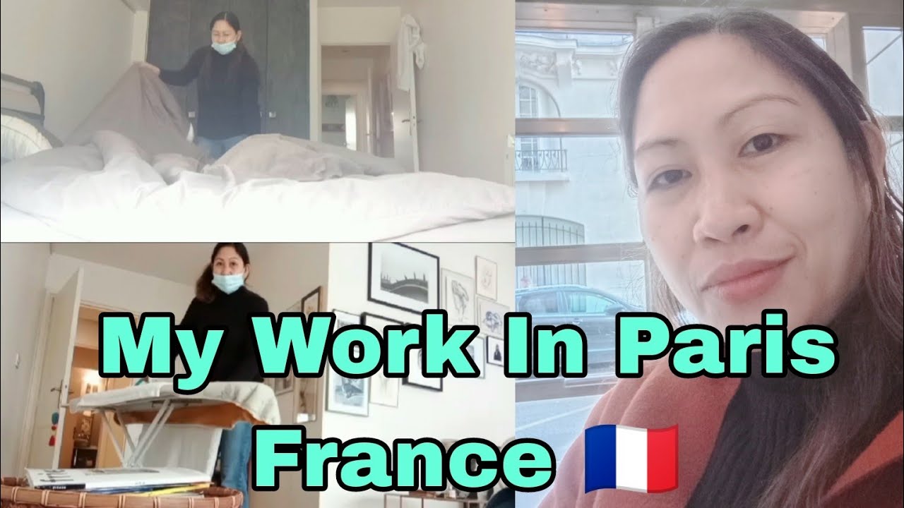 MY WORK IN PARIS FRANCE 🇫🇷 || Cleaning Airbnb