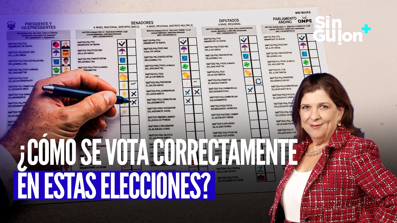ELECCIONES 2026: VOTA CORRECTAMENTE ESTE DOMINGO 12 DE ABRIL | SIN GUION CON ROSA MAR&Iacute;A PALACIOS