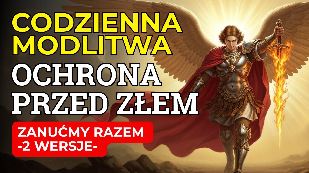 🎶 Ochrona przed Złem Duchowym - 2 WERSJE - Modlitwa Śpiewana do Św. Michała Archanioła
