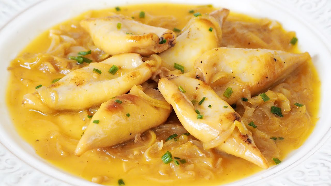 CHIPIRONES ENCEBOLLADOS ¡Para mojar pan sin remordimiento!
