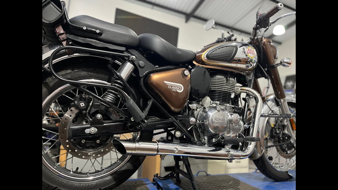 Ponteira MTG Royal Classic 350, Micro Slip-on Exhaust for Classic 350.