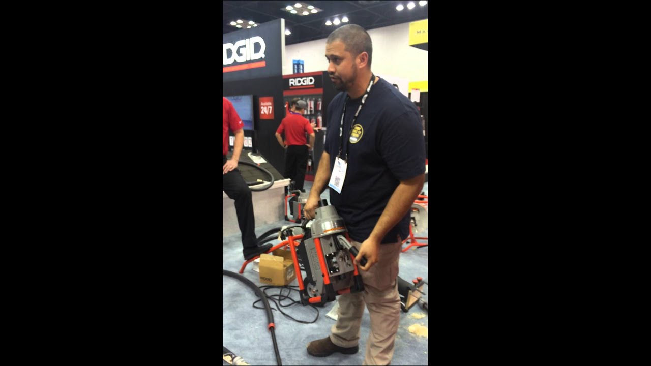 RIDGID K-60 Demo, 2015 WWETT Show