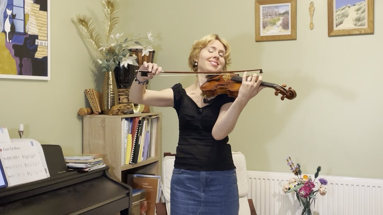 J'attendrai - gypsy jazz violin improv