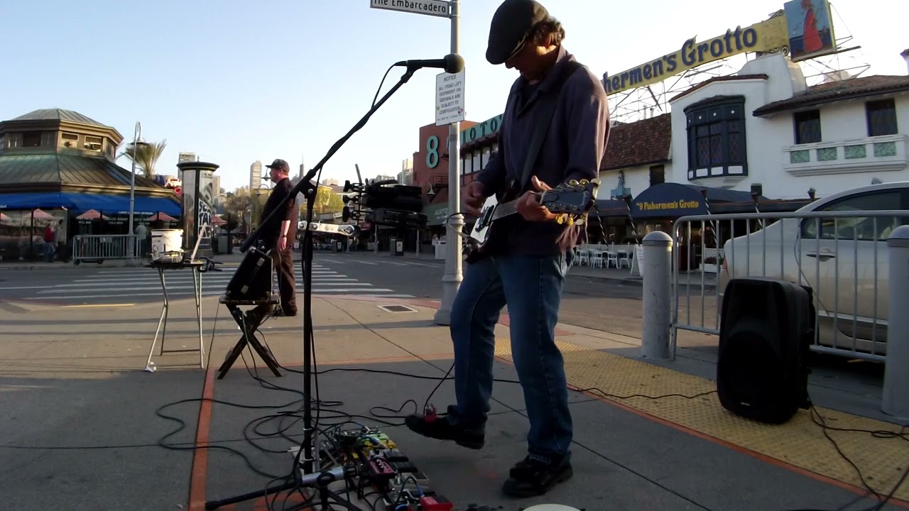 Acoustically Cool Live Looping Guitar & Percussion Gypsy Jazz Rock Instrumental (Stereo)