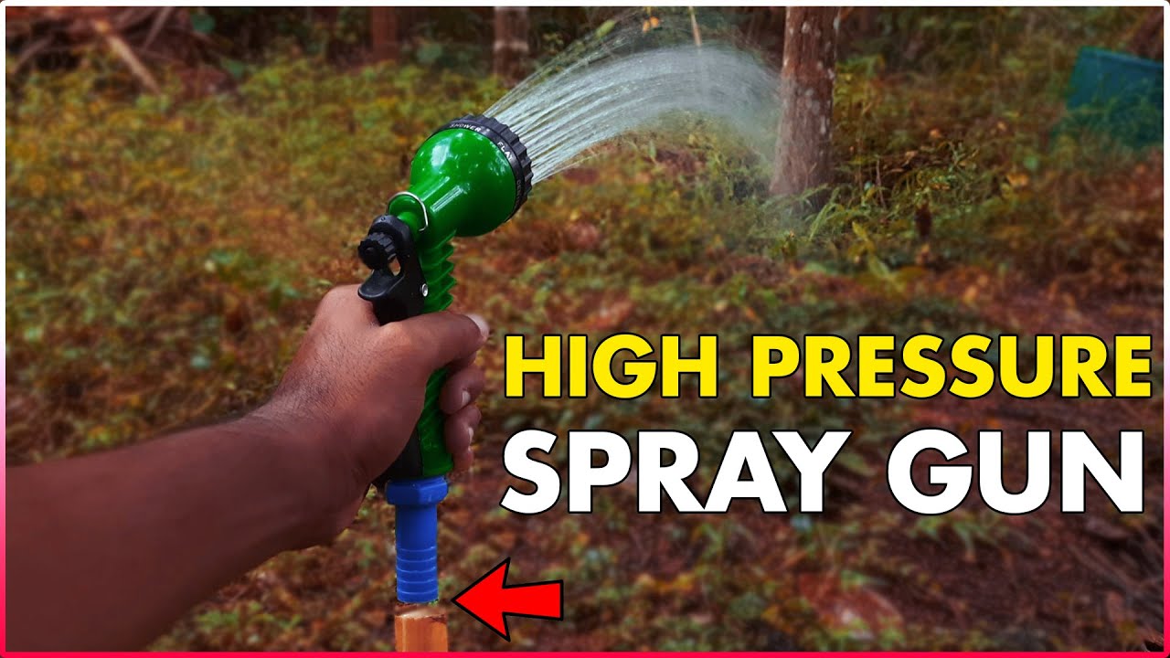 High Pressure Garden Sprayer Gun | How to connect sprayer to pipe | Irrigation System