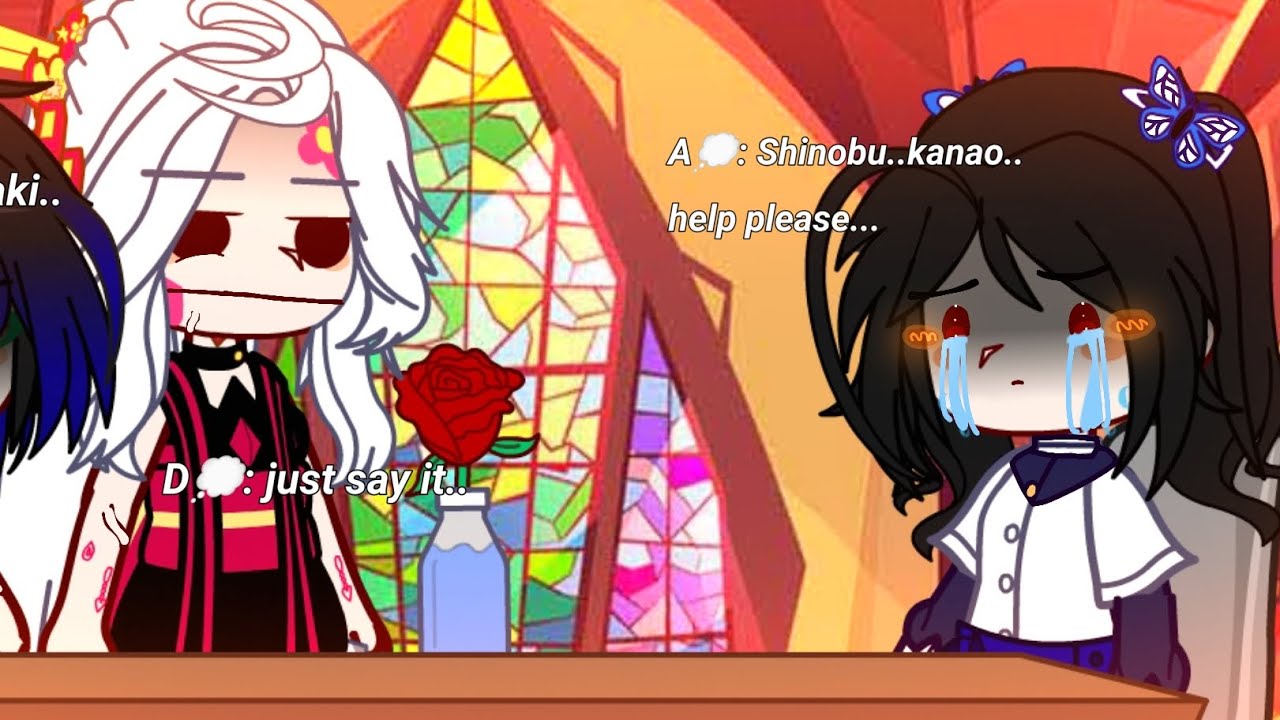 {KNY}&deg;&bull;~Why are you blinking so much?..[]inoAoi[]demon.inosuke[] kidnapped Aoi[]🦋&times;🐗[]f.t them