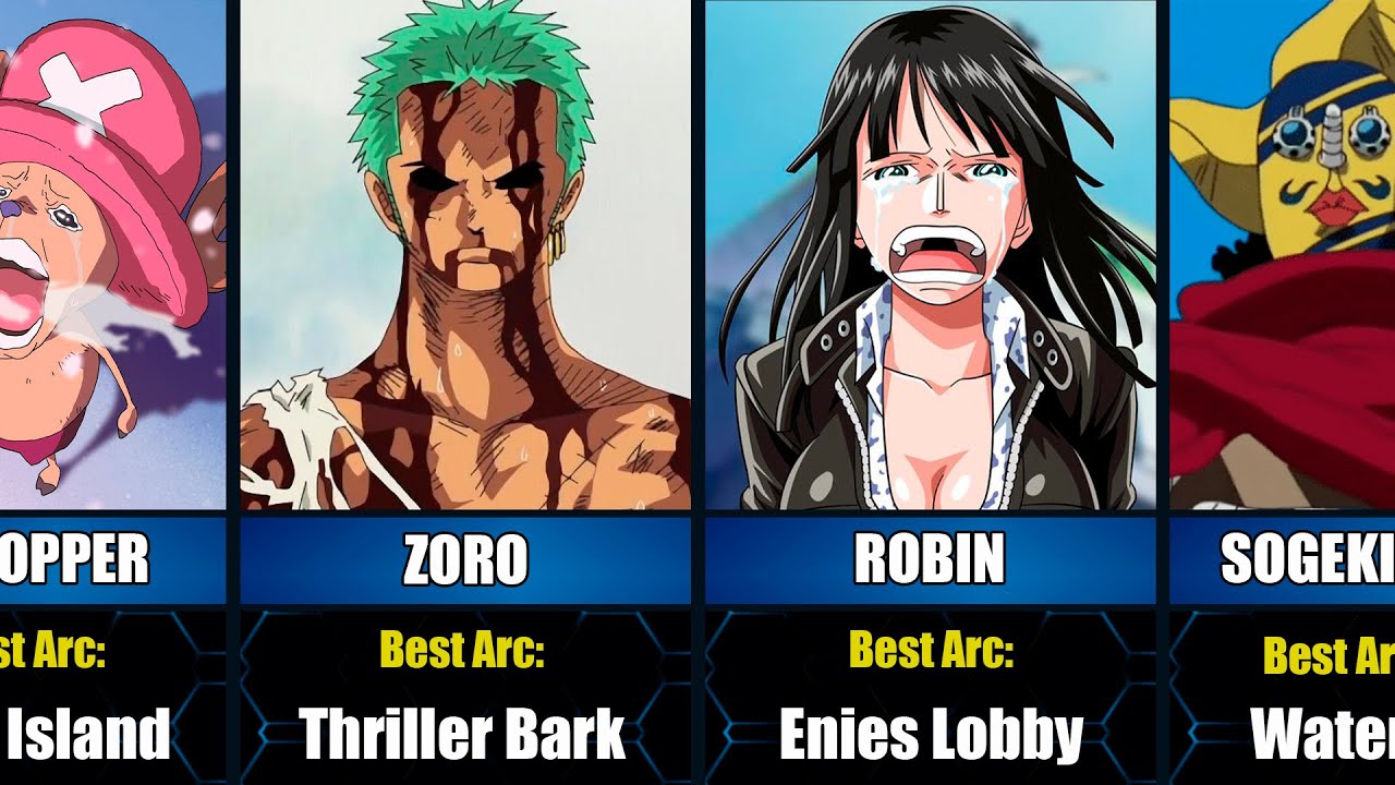 The Best and Worst Arc of Every Straw Hat in One Piece