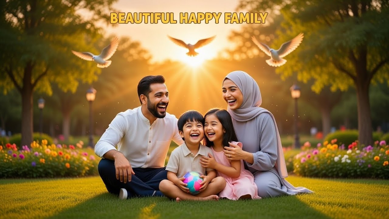 A Beautiful Muslim Family Moment | Islamic Reminder 🤍 #madnisphere #islamicfamily #kids #kidspark 