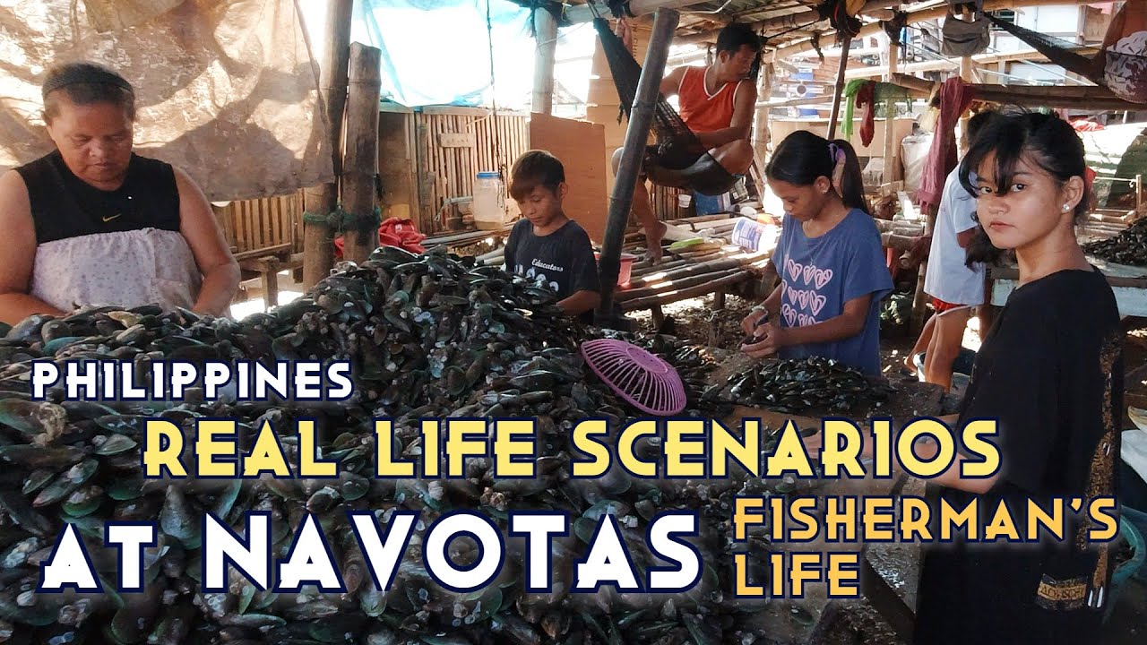 UNSEEN POVERTY In Fisherman's Life Along The Bay Of Navotas | Real Life Scenarios In [4k]