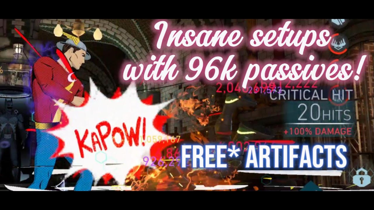 Classic Flash, DCU Superman, Scorpion, BWTD & LoA with 96k passives! | Injustice 2 Mobile