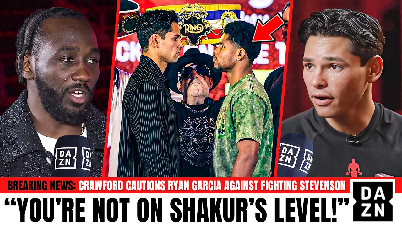 Shakur Will Wipe The Floor With Him!” Terrence Crawford warns Ryan Garcia not to fight Stevenson