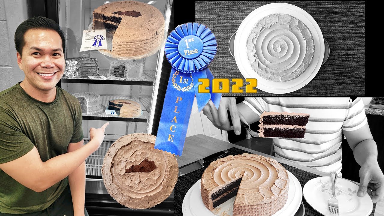 The Best Chocolate Cake with Peanut Butter Frosting - 1st Place Blue Ribbon, KY State Fair Cake