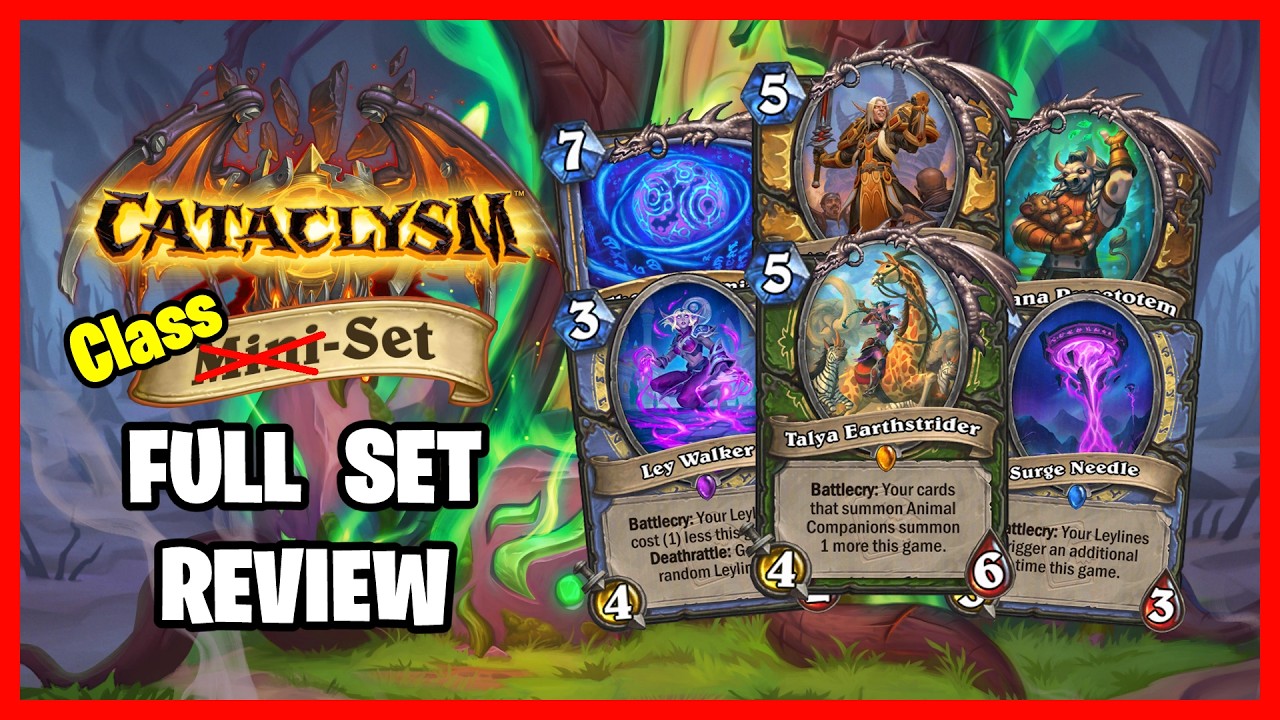 Restoration of Azeroth FULL Card Review! Hearthstone Cataclysm Class Set