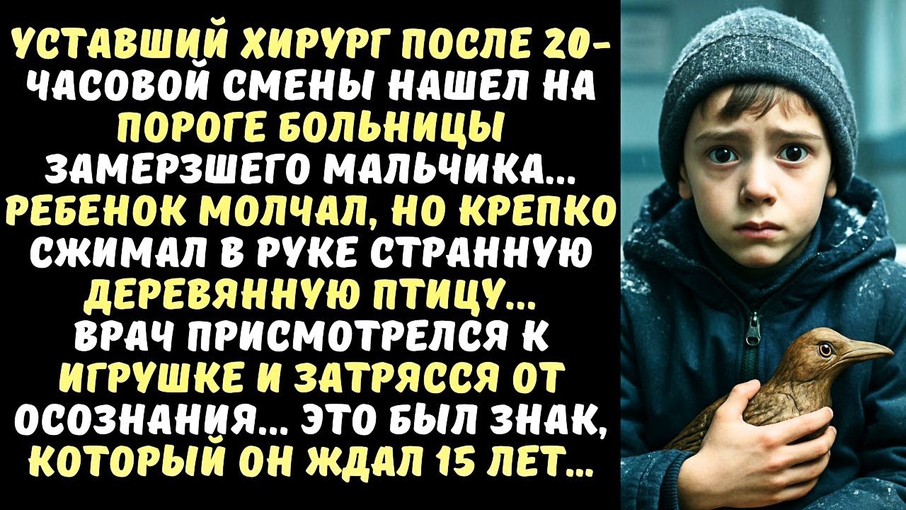 ХИРУРГ нашел на пороге БОЛЬНИЦЫ молчаливого МАЛЬЧИКА, а когда увидел ЕГО ИГРУШКУ...