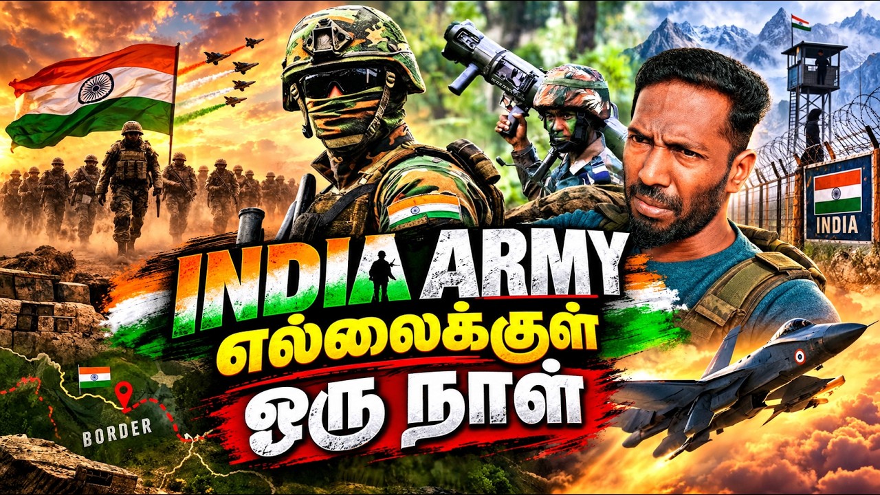ராணுவ எல்லைக்குள் 1 நாள் பயணம் one-day trip to the military border in india #army #india #pakistan 
