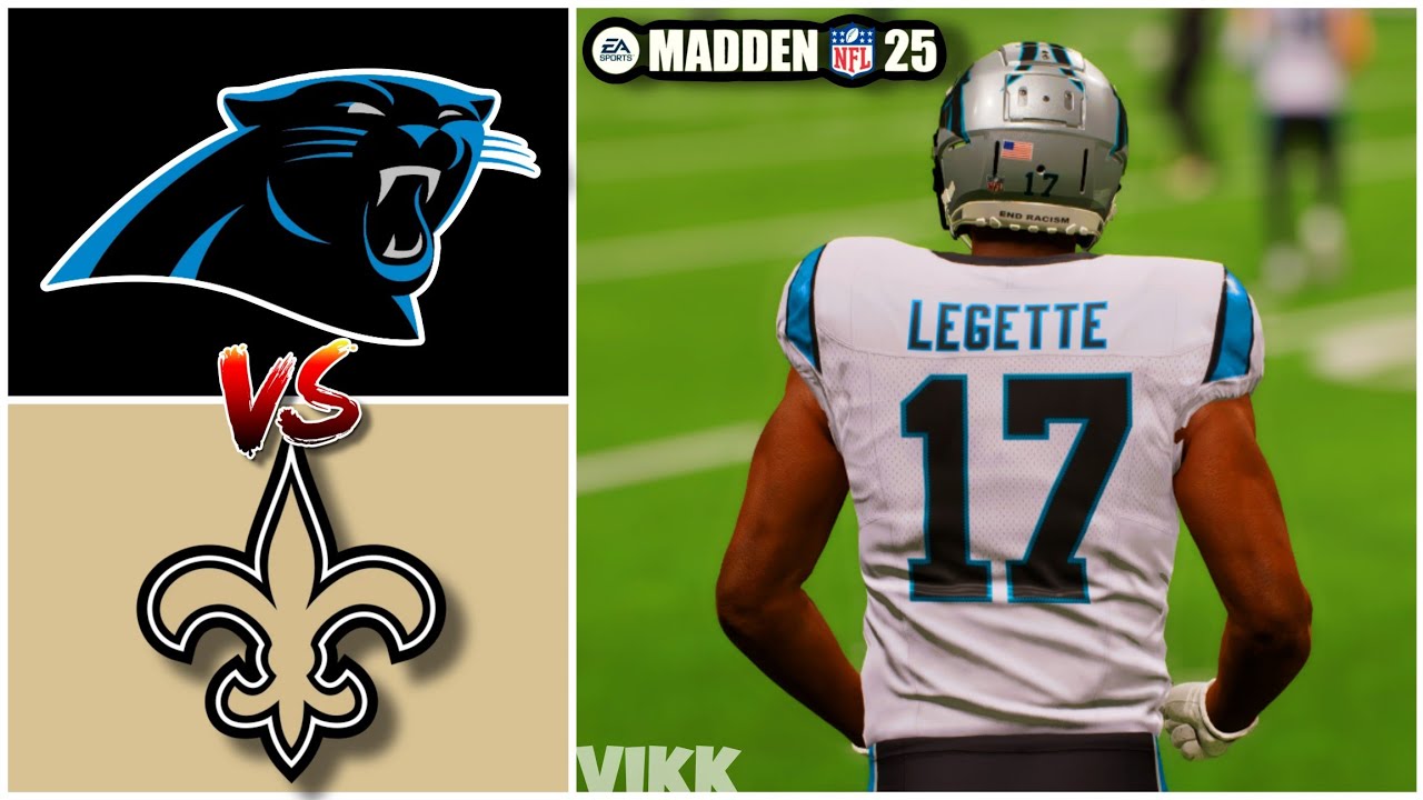 Panthers vs Saints Week 1 Simulation (Madden 25 Rosters)