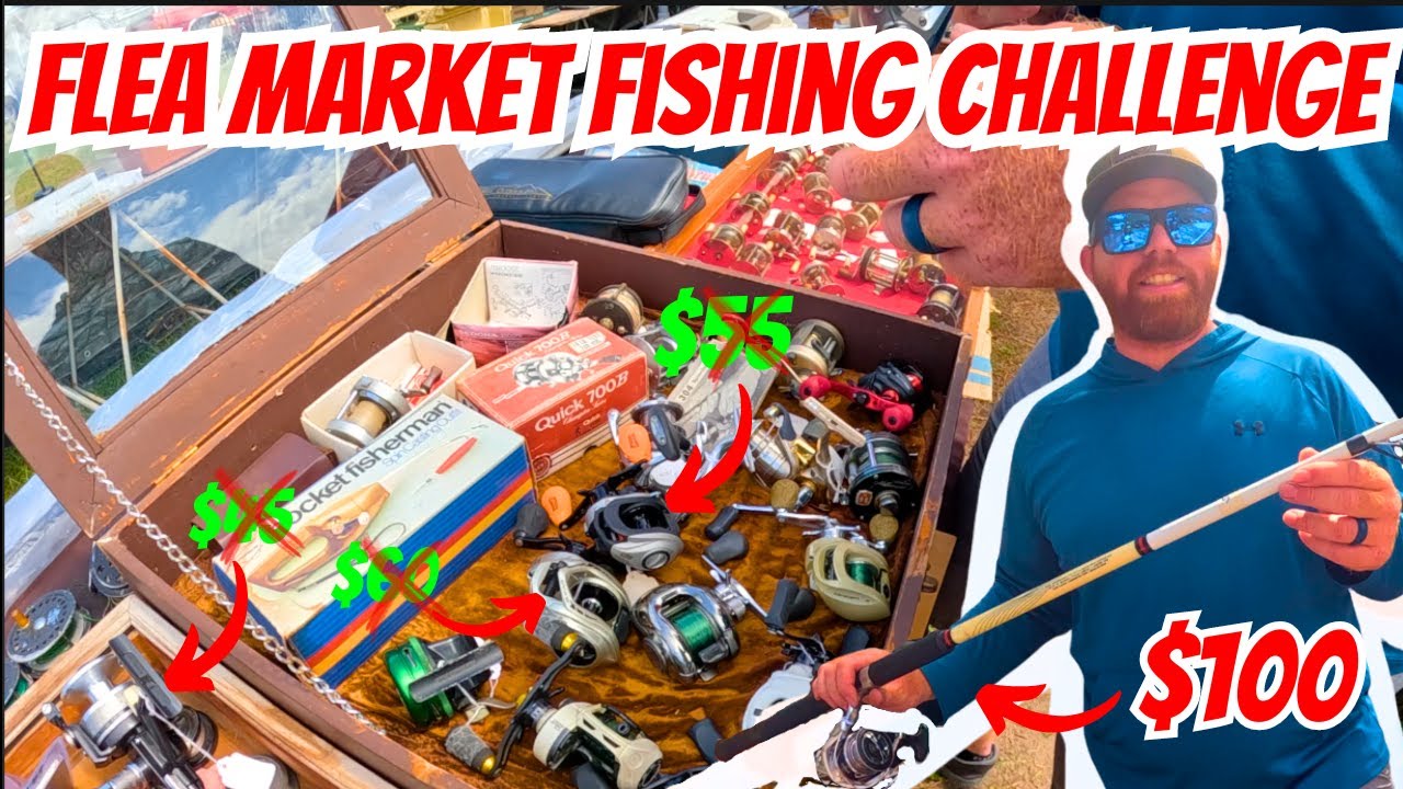$100 Flea Market Saltwater Fishing Challenge!