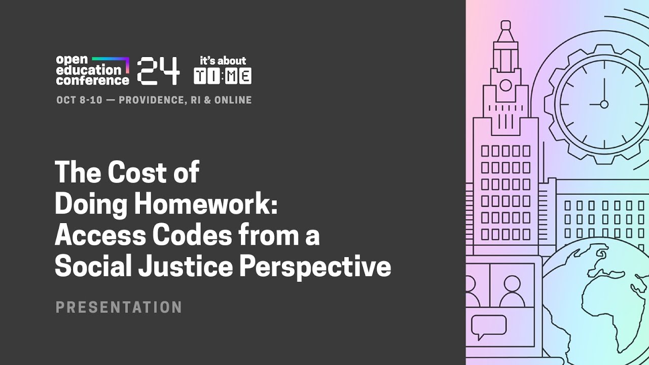 The Cost of Doing Homework: Access Codes from a Social Justice Perspective