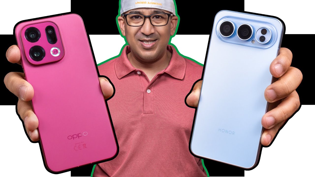 Honor 500 Pro против Oppo Find X9: сравнение портретного режима, ночной съемки, зума и видеосъемки.