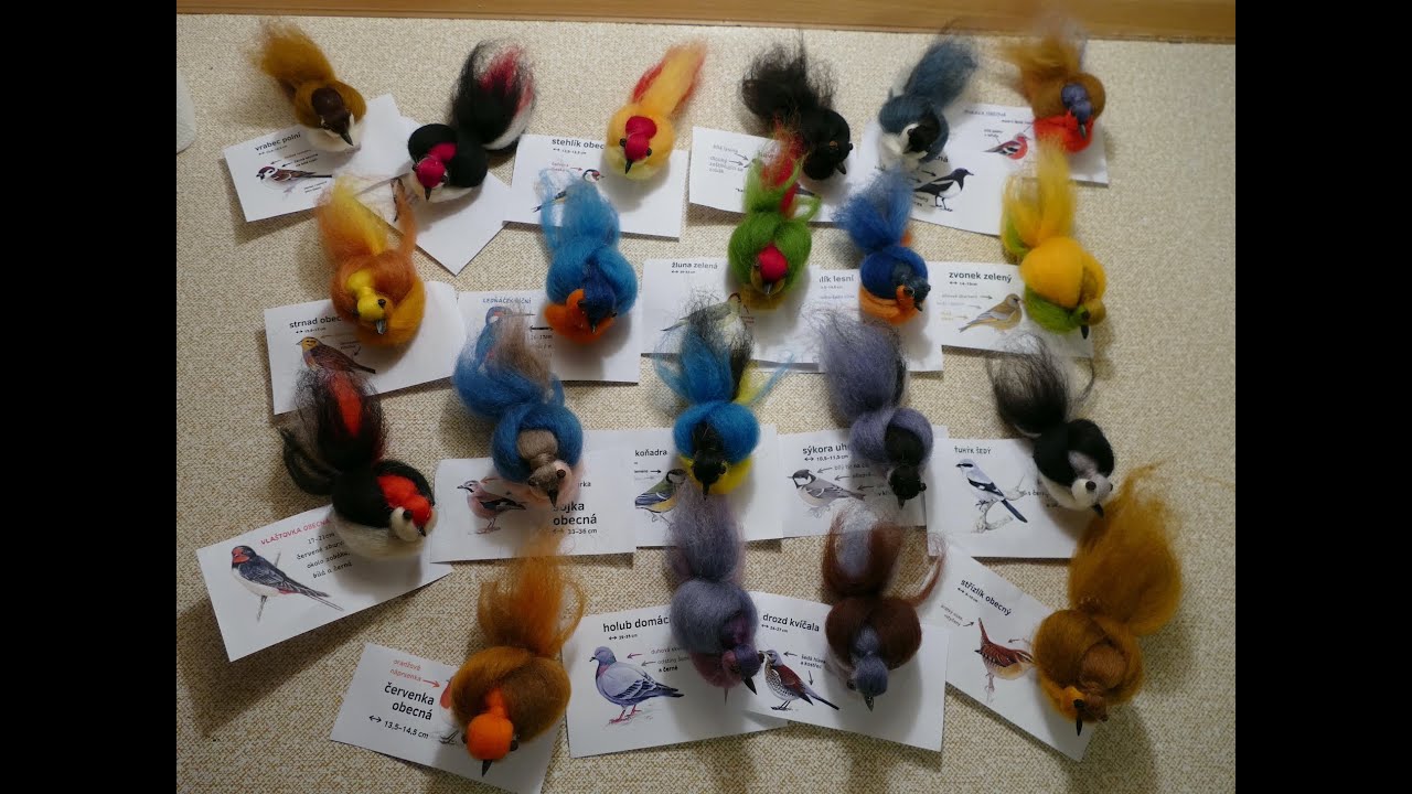 Vlněný ptáček  - Wool Bird