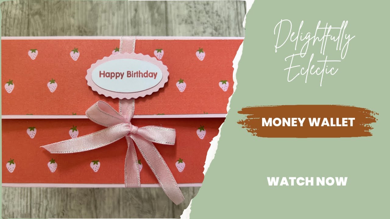 Stampin&rsquo; Up! Easy-to-make money wallet