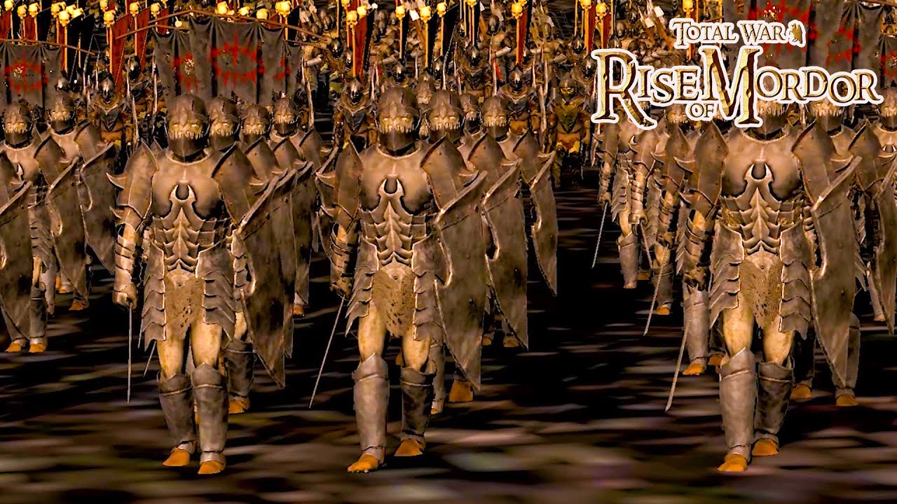 Rise Of Mordor -  Angmar Army Battle Against Elves - LOTR  Cinematic Battle