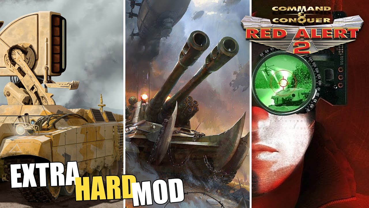 Red Alert 2 | Extra Hard Mod | APOCALYPSE IS COMING | 1 vs 7 brutal ai