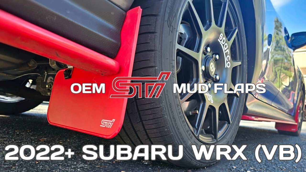 VB WRX OEM STI Mudflaps Install | 2022-24 Subaru WRX