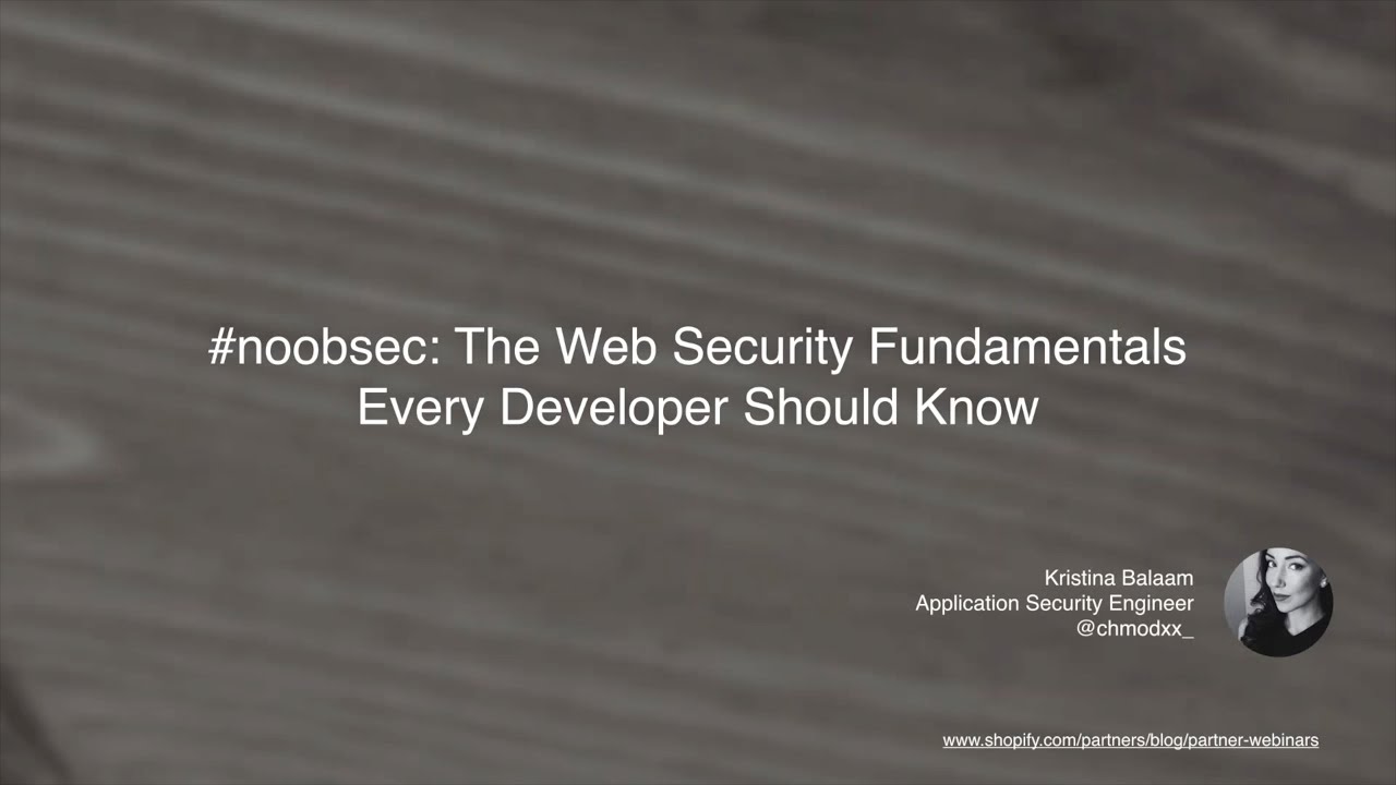 #noobsec :  The Web Security Fundamentals That Every Web Developer Should Know