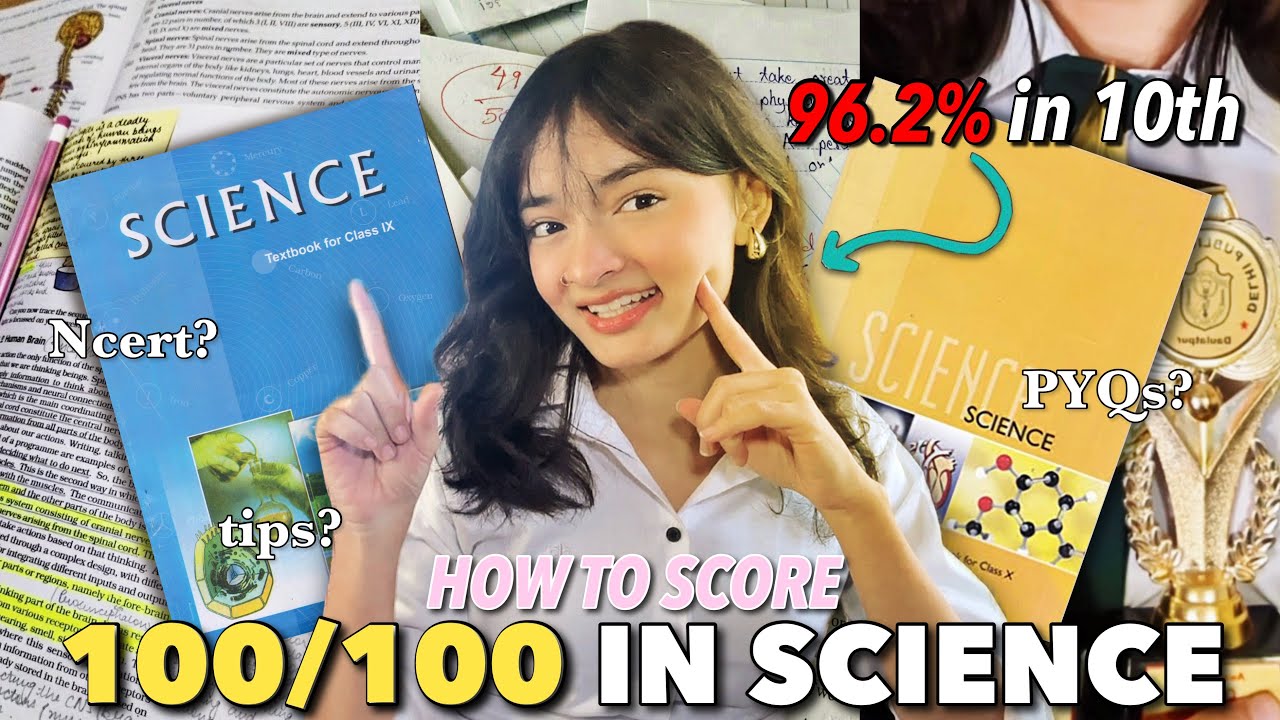 🔥 HOW TO SCORE 100/100 IN SCIENCE CLASS 10 | Score 95+ in 10th boards