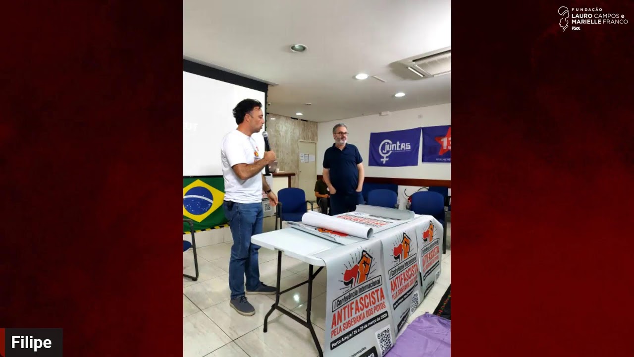 Pré-Conferência Internacional Antifascista em São Paulo