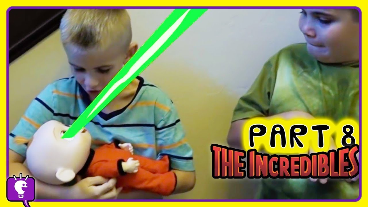 OLD LADY HOUSE! Jack Jack Lasers: The Incredibles Adventure Part 8 by HobbyKidsTV
