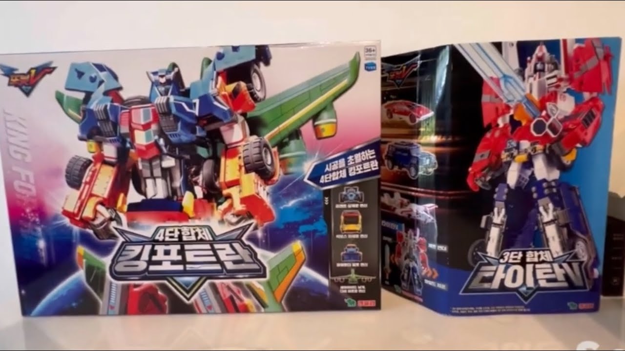 Tobots Titan V King Titan Galaxy Detectives #unboxing #youngtoys #toyreviews #korea #singapore