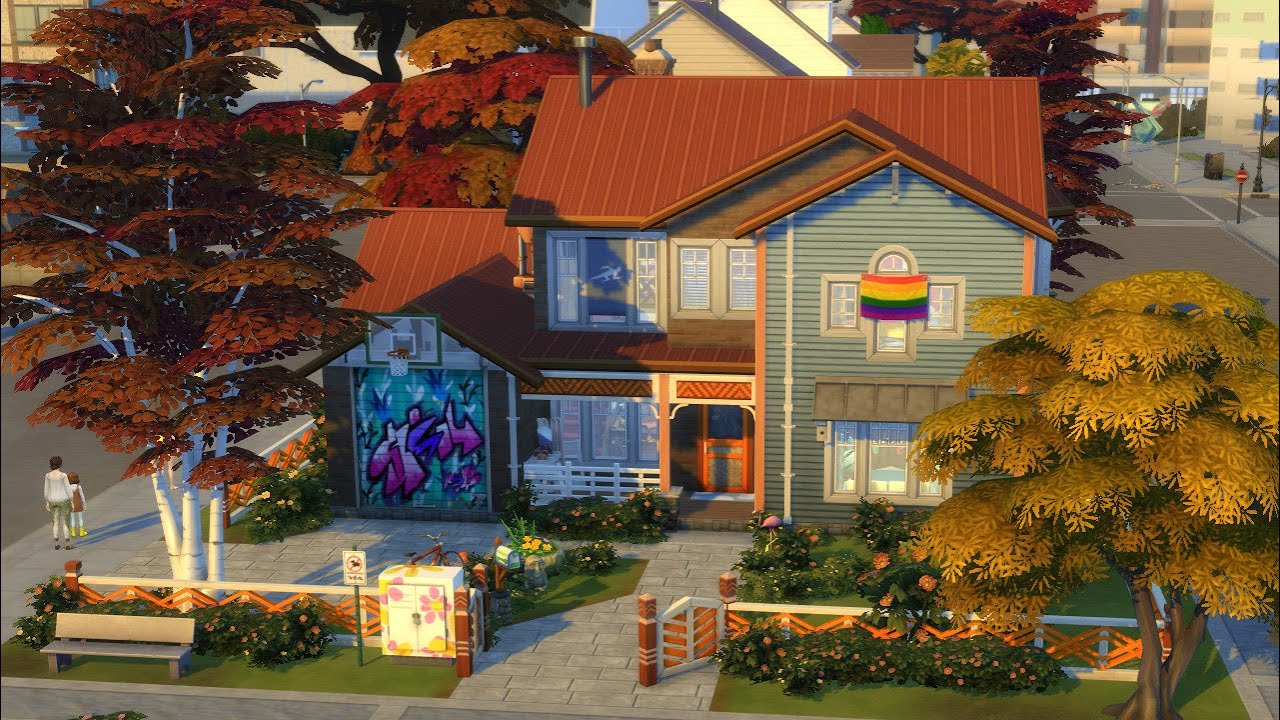 Fixer upper: Skejtarhuset - The Sims 4 speed build på svenska