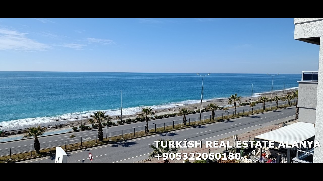 Квартира на первой линии у моря – Прямой фасад, панорамный вид на море! Alanya