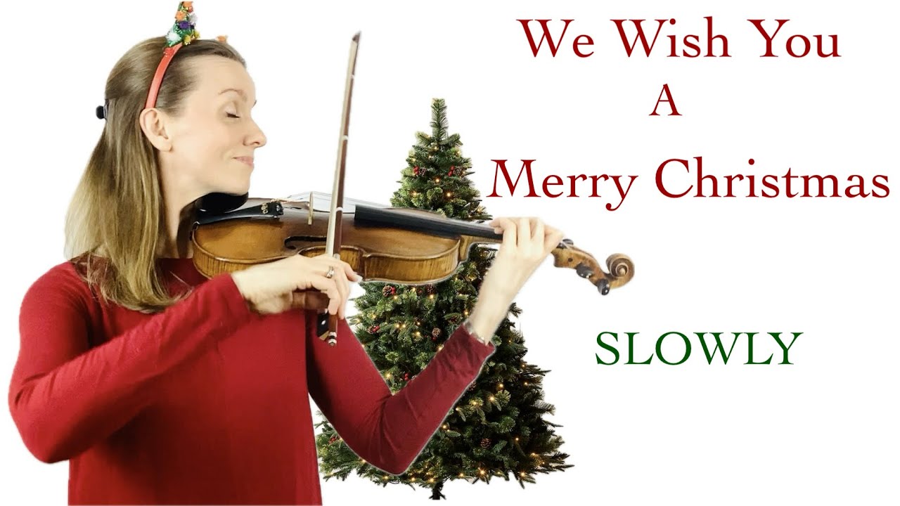 We Wish You a Merry Christmas for Violin - EASY Play-Along