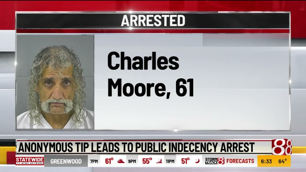 Anonymous tip leads to public indecency arrest