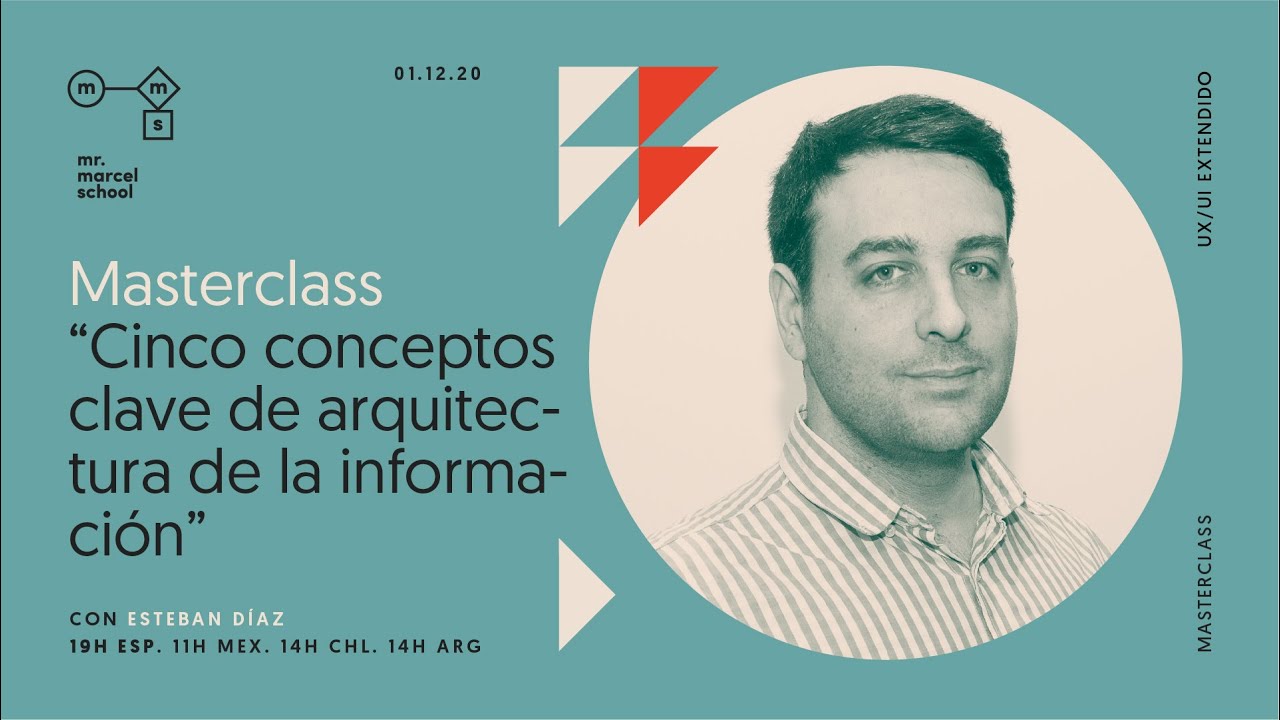 #UXUI | Masterclass Cinco conceptos clave de Arquitectura de la Información (Esteban Díaz)
